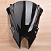 Midimttop Motorbike Windshield Windscreen Ninja 500 Front Fairing Parabrezza Air Spoiler Wind Deflector fit for KA&WA&SA&KI Ninja 500 /ABS/SE Accessories 2024 2025 (Black Smoke)