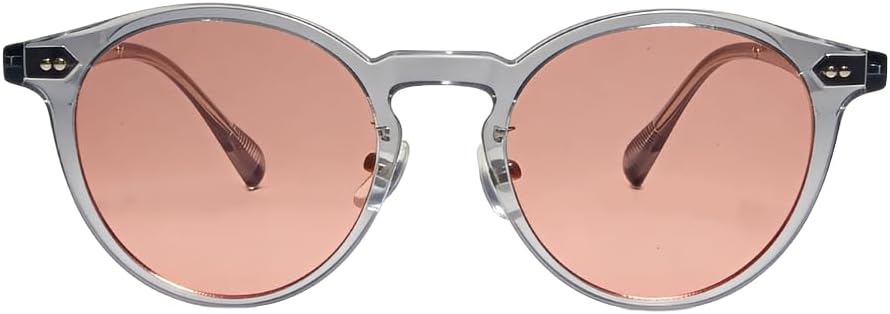 BRADDELL Women FL-41 Rose Tinted Migraine Light Sensitivity Glasses for Fluorescent LED Glare, Photophobia and Eye Strain (Clear)