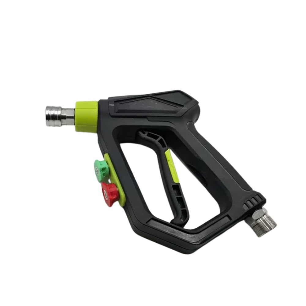 Hydro High Pressure Washer Spray Gun | Heavy Duty Trigger Gun with 1/4 Inch Quick Connect | Dual Nozzle Holder | Pressure Washer Replacement Gun for Car, Bike, Floor & Patio Cleaning-image-32
