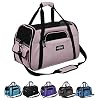 EliteField Soft Sided Pet Carrier 3 Year Warranty Airline Approved Multiple Sizes and Colors Available Large 19 L x 10 W x 13 H Pink