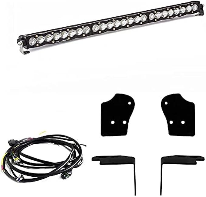 Baja Designs, 447561, LED Light, Ford, Raptor 2017-18, Black, 30" S8 Grille, Kit