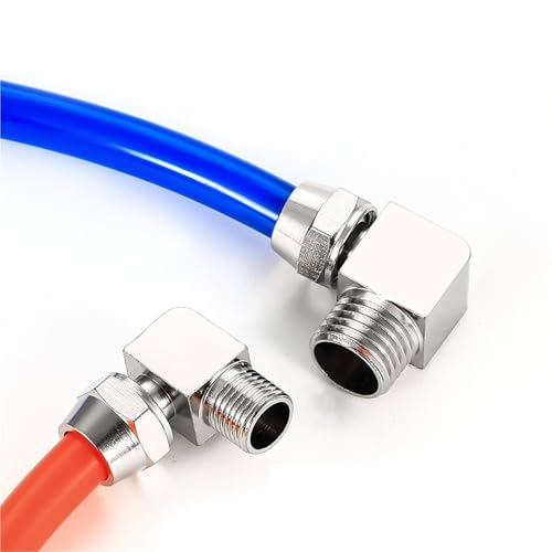 Raccord pneumatique rapide étanche KPL M6 pour tube polyuréthane 6mm