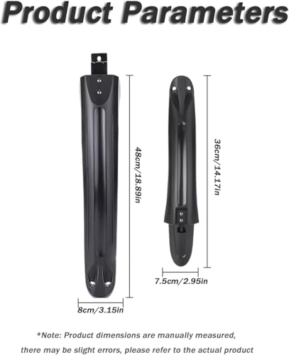 Garde-boue de vélo pour Merida Reacto Evo CF Team 2014 noir réglable - 4