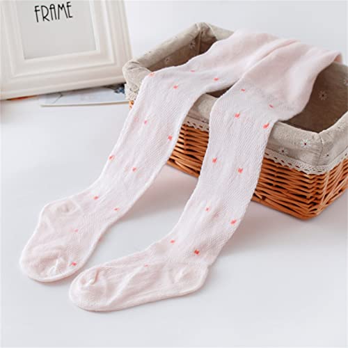 Baby Girls Flower Print Tights Cotton Cable Knit Pantyhose Baby Toddler Thin Footed Leggings for Spring Fall4