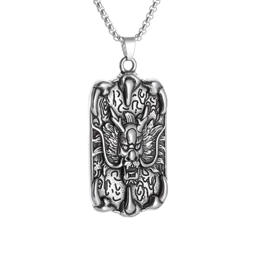 Pendentif rétro dominant pour hommes idéal pour les soirées hip-hop