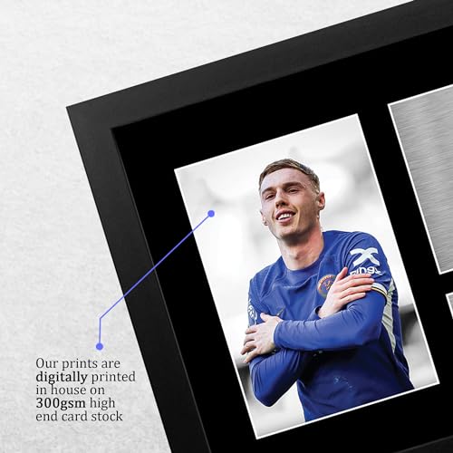 HWC Trading FR A4 Cole Palmer Chelsea Geschenke Gedrucktes Signiertes Autogramm Foto für Fußball Anhänger and Fans - A4 Gerahmt