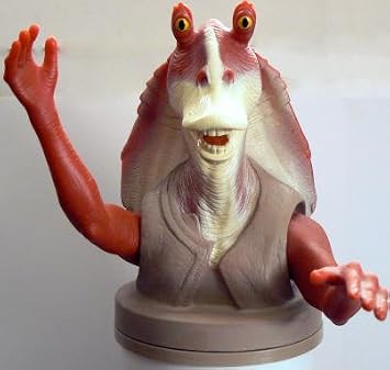 STAR WARS: Episode 1 ~Pizza Hut- JAR JAR BINKS Cup Topper