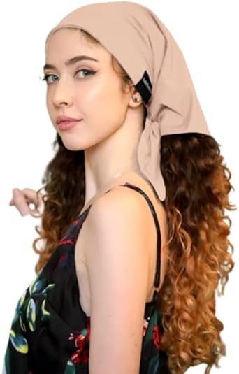 Hairbrella Satin-Lined Bandana, Waterproof Rain Scarf, Headband, Satin Scarf