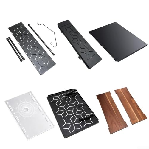 Accessoires d'extension en alliage d'aluminium pour tables de camping légers et multifonctionnels pour s'amuser en plein air (1 unité de plate)