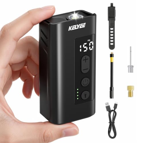 kelyee 2-in-1 Mini Electric Bike Pump