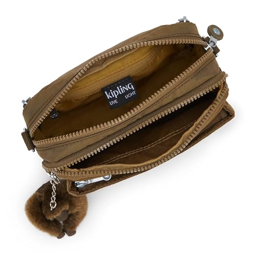 Image of Kipling Women's Abanu Multi Crossbody Bag, Lightweight, Adjustable Nylon Waist Pack with Multi-Compartment Zip Pockets