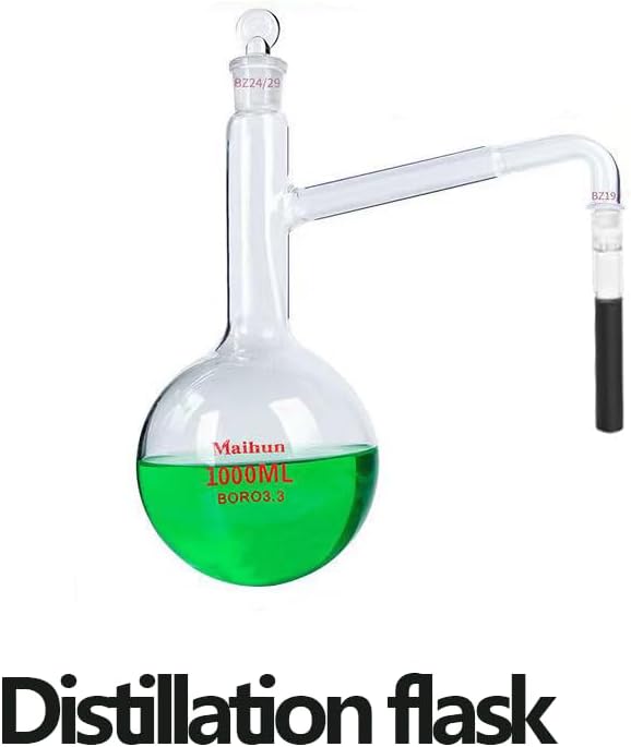 Glass Stem Tubes,Shatterproof Black Wrap Insulated Laboratory Glass Tube Stems with 5 Metal Pipe Screen (70mm/2.8inch, 3)