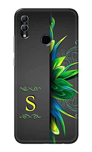 Image of Name II Initial II Letter Alphabet S Hard Back Case Cover for Huawei P Smart (2019) / Honor 10 Lite, Pot-LX1 / POT-LX1AF Back Cover -(J5) VNS2222