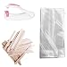Produktbild Seully 100 Stück Transparente EIS am Stiel-Taschen/Hölzerne Eiscreme-Stick und Mini-Versiegelungsmaschine,Handgemachtes DIY-EIS-Set, Eiscreme-Werkzeug für Familienfeier, Geburtstagsfeier