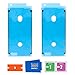 MMOBIEL 2X Pegatina Adhesiva pre-Cortada Impermeable Compatible con iPhone 6 / 6S - 4.7 pulg. para Marco de LCD (Blanco)