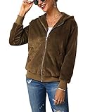 Der Plüschmantel für Frauen lässt sich leicht mit Ihren Lieblingsjeans, schmalen Leggings und Stiefeln sowie Freizeitschuhen tragen, die Sie modisch und charmant machen. Ideal für Herbst und Winter.