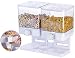 Imagen de Dispensador Doble para Cereales y Snacks, Blanco