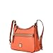 Dooney & Bourke Crossbody Bags for Women, Presley Pebble Grain Leather Crossbody Handbag with Adjustable Shoulder Strap - Coral