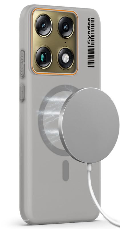 Image of Mr. Case Back Cover for Motorola Signature Sleek Frosted Translucent Back with Wireless Charging Support | Anti-Scratch Shockproof Phone Case - Grey