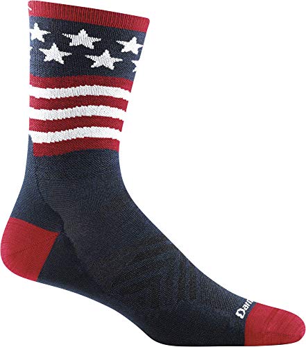 Darn Tough Men's Patriot Micro Crew Ultra-Lightweight - X-Large Stars And Stripes Merino Wool Socks For Running #TOP8