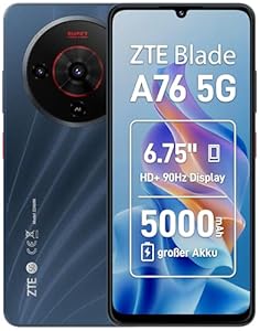 ZTE Blade A76 5G / 4GB / 128GB / Black