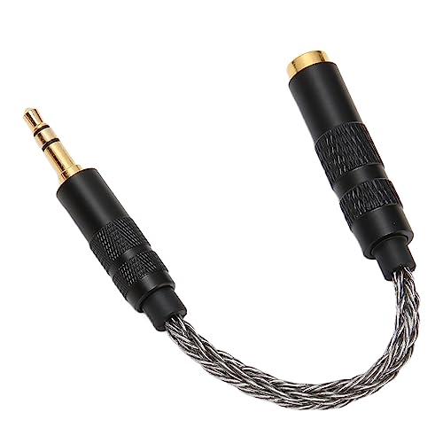 Adaptador de 4.4 mm a 3.5 mm para escuchar auriculares balanceados en el teléfono móvil 1