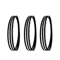 2 Lames De Scie à Ruban 1450 Mm - Acier SK5, 6 Dents Par Pouce (TPI 6) - Pour Coupe Bois - 6,35 X 0,35 Mm