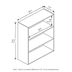 Furinno Pasir 3-Tier Open Shelf Bookcase, Plain White - Image 3