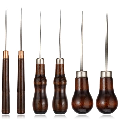 Catálogo para Comprar On-line Curpiel al mejor precio. 42 6 Piezas Punzon, Set Completo Para Costura En Cuero y Tela, Mango De Madera Cómodo, Muy Adecuado Para Artículos De Cuero, Tejidos, Reparación De Calzado y Artesanías Sobre...