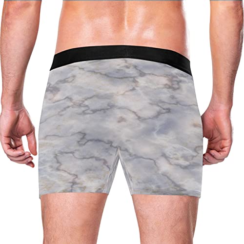 Calzoncillos bóxer para hombre elegantes con textura de mármol selecto 3