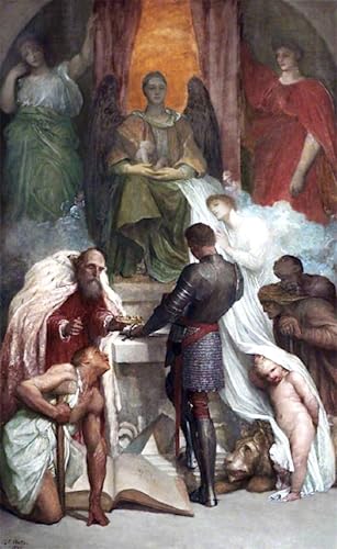 Lienzo de 60x90cm con la pintura clásica La corte della morte para una decoración señorial