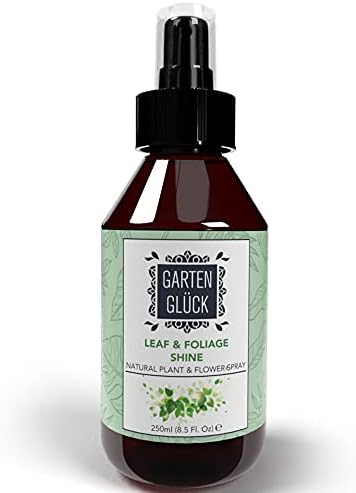 Garten Glück Plant Leaf Shine Spray - Ideal House Plant Spray: Leaf Shine Spray For Indoor Plants, Effective Plant Mist Contains Plant Vitamins for Plant Shine, Alternative to Plant Leaf Wipes 250ml