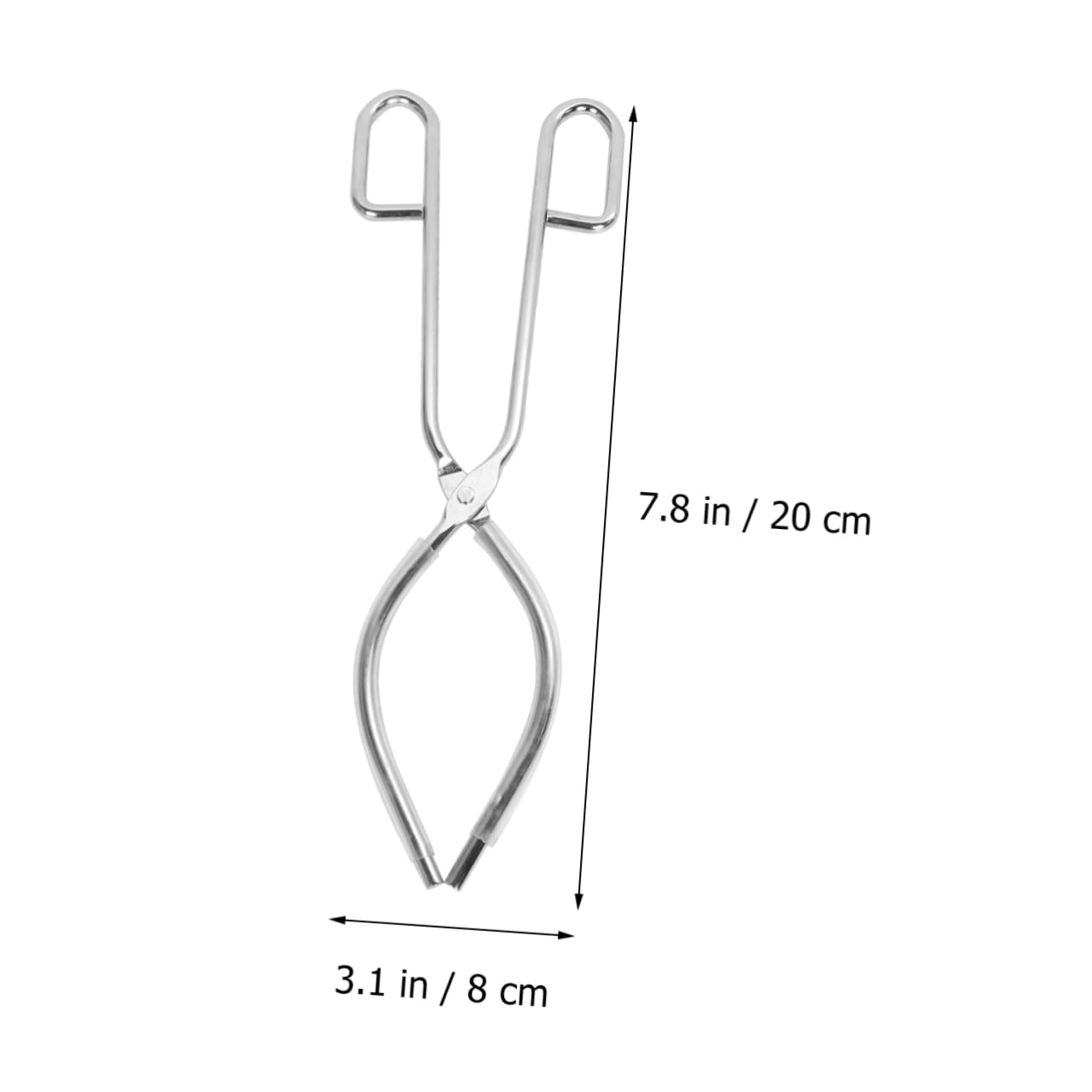 HEALEEP Semicircle Stainless Steel Tongs Beaker Clamp Flask Holder Steel Material for Laboratory Household