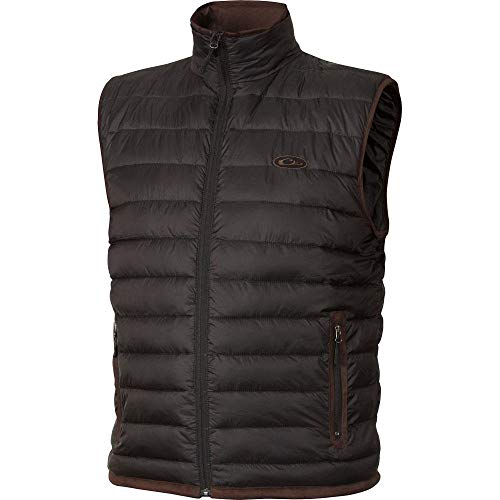 Image of Drake Waterfowl Men's Synthetic Double Down Insulated Zipped Hunting Vest
