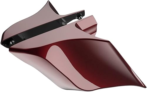 Miniatura 190 de Advanblack Barracuda - Cubiertas laterales estiradas plateadas (brillantes), paneles extendidos para Harley Touring Street Glide Road Glide Electra