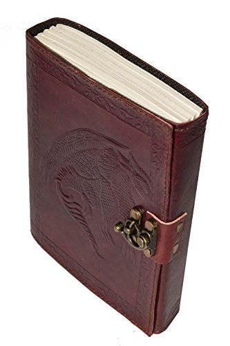 Sage sui Draghi - Vintage Pelle di Bufalo Journal