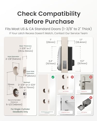 Serrure intelligente porte entrée clavier à code PIN étanche IP54 - 8