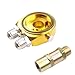 Industrial Hydraulic Adapters Fitting Pressure Gauges Mounting Block Enhances Flows Stability Design Automotive Oil Pressure Adapters