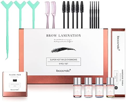 Eyebrow Lamination Kit,Professional Brow Lift Kit,DIY Eye Brow Lift Kit for Natural Trendy Shaping Brow,Thicker Brows, Easy to Use and Long Lasting Results
