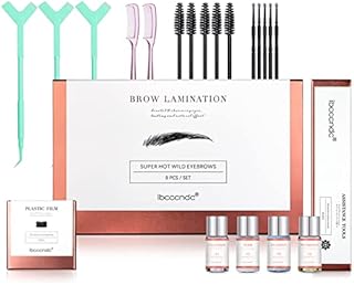 Eyebrow Lamination Kit,Professional Brow Lift Kit,DIY Eye Brow Lift Kit for Natural Trendy Shaping Brow,Thicker Brows, Easy to Use and Long Lasting Results