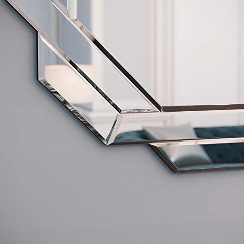 Kenroy Home Modern Wall Mirror, 34 Inch Height, 34 Inch Diameter, 1 Inch Ext with Glass Finish by Kenroy Home - Image 8