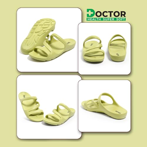 Image of DOCTOR HEALTH SUPER SOFT Women's Orthopedic Sandals And Slippers | Lightweight Anti-Skid Comfort Slides for Heel Pain Relief | Soft Cushion Sole Footwear for Everyday Use