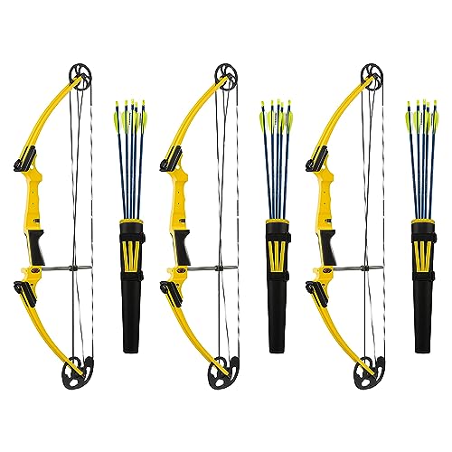 Genesis Archery Compound Bow Archery Kit w/Adjustable Draw Length 15