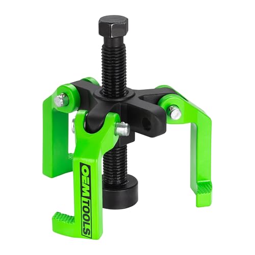 OEMTOOLS 25057 Harmonic Balancer Puller 2 Jaw Puller and 3 Jaw Puller Tool for 3 4 6 Spoke Balancers Heavy Duty Engine Pulley Puller for Ford Coyote Ford 7.3L Godzilla and Dodge Ram Hemi