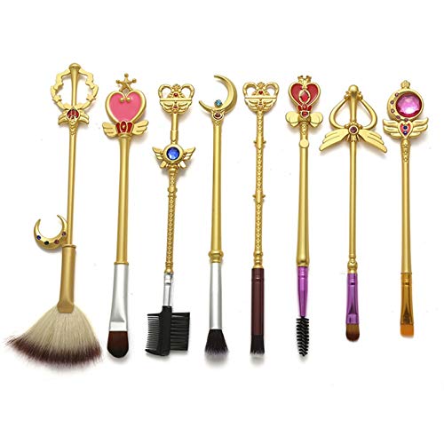 Kit pinceaux de maquillage argent pour sublimer votre regard lors de vos soirées