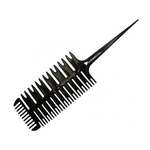 ProStylingTools 3-Way Weaving & Sectioning Foiling Comb for Hair Coloring, Highlighting, Balayage, Microbraiding & More