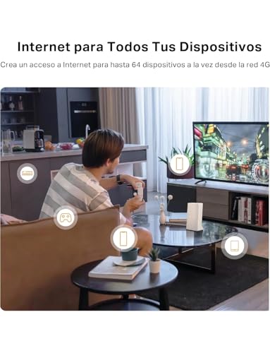 Miniatura 5 de Nuevo 2024 Mercusys Mb130-4g - Router 4g Sim, Lte Cat4, Wi-Fi Ac1200, Compatible Con Todos Los Operadores, Fdd Y Tdd, Plug Play, Configuración Y Gestión De App