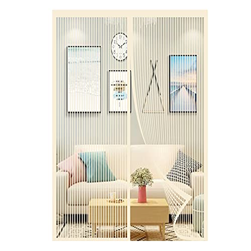 Cortina Mosquitera Puerta Magnetica,Imanes AutomáTico Y Cover