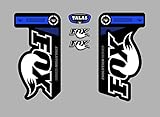 Farbe: Blau Ecoshirt 8H-IY2K-CR6Q Aufkleber Gabel Fox Größen Evolution Fdp03 Stickers Aufkleber Decals Autocollants Adesivi, Blau
