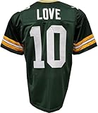 Custom Stitched Jordan Love Youth Green Jersey Size Youth Large